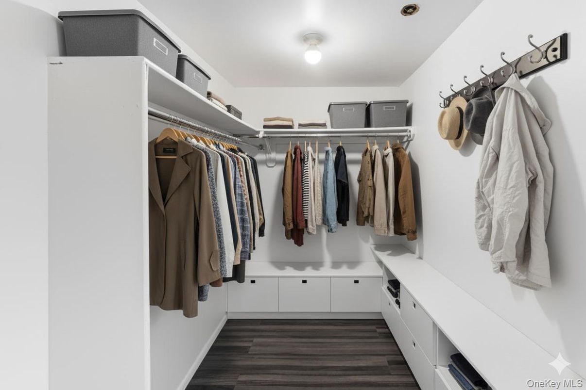 Interior, Walk-in Closets, Wood Texture Flooring
