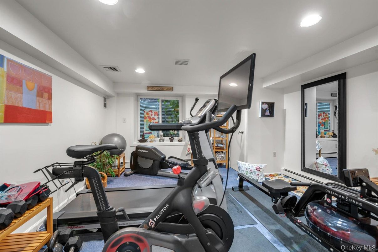 Fitness Equipment, Interior, Recessed Lighting
