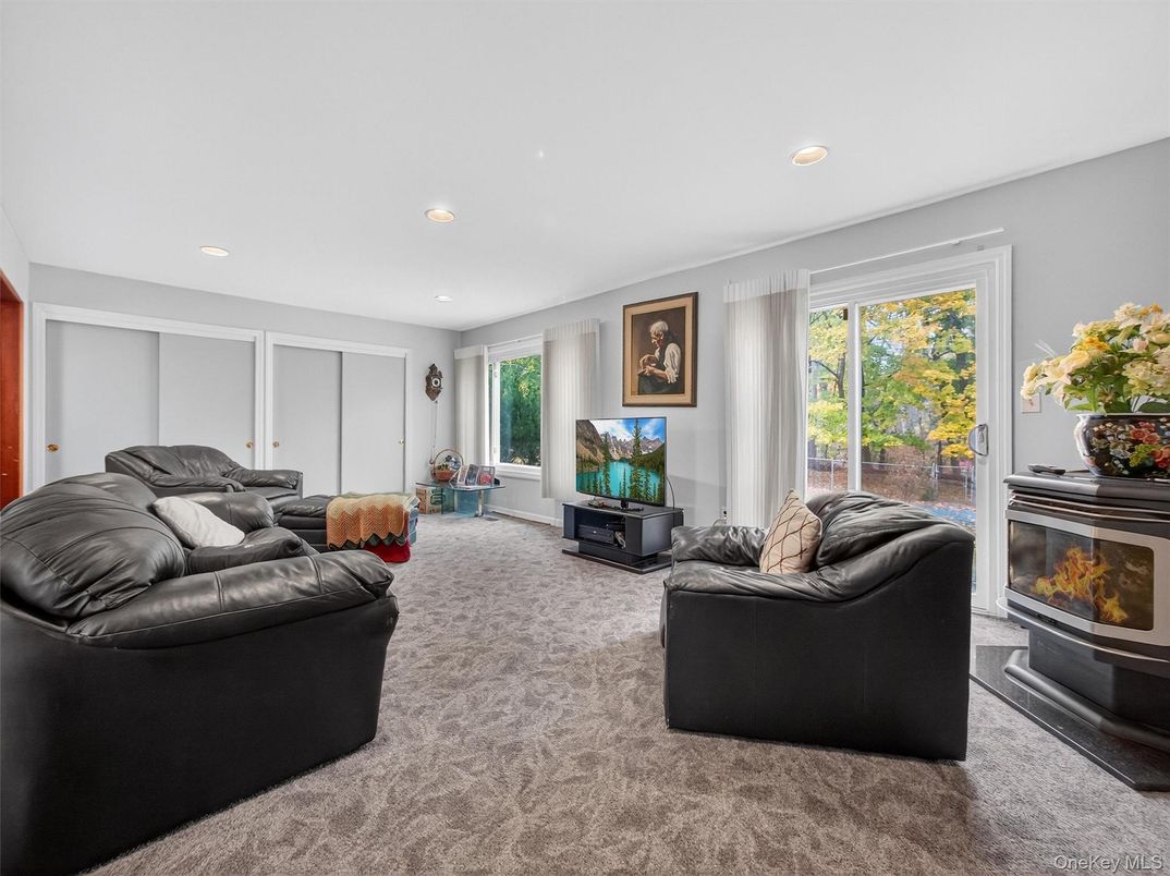 Interior, Living room, Recessed Lighting