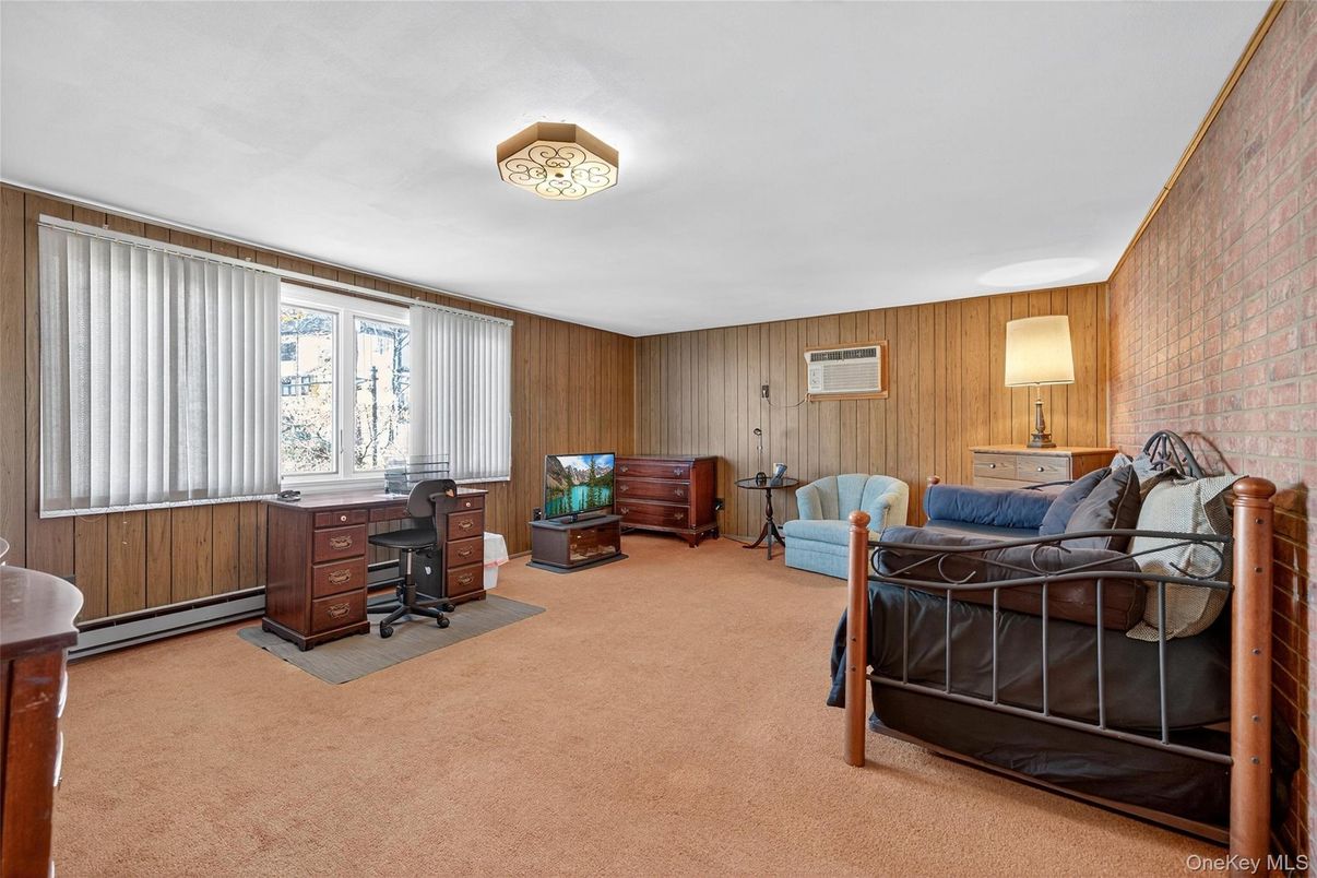 Home Office, Interior, Stone Walls, Wooden Walls