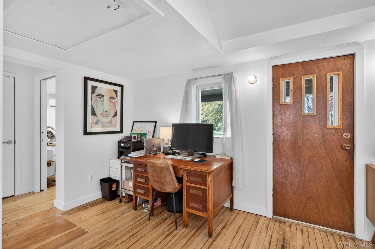Home Office, Interior, Wood Texture Flooring