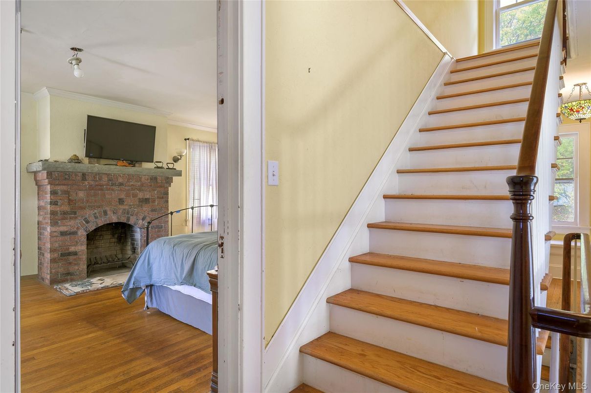 Fireplace, Interior, Wood Texture Flooring