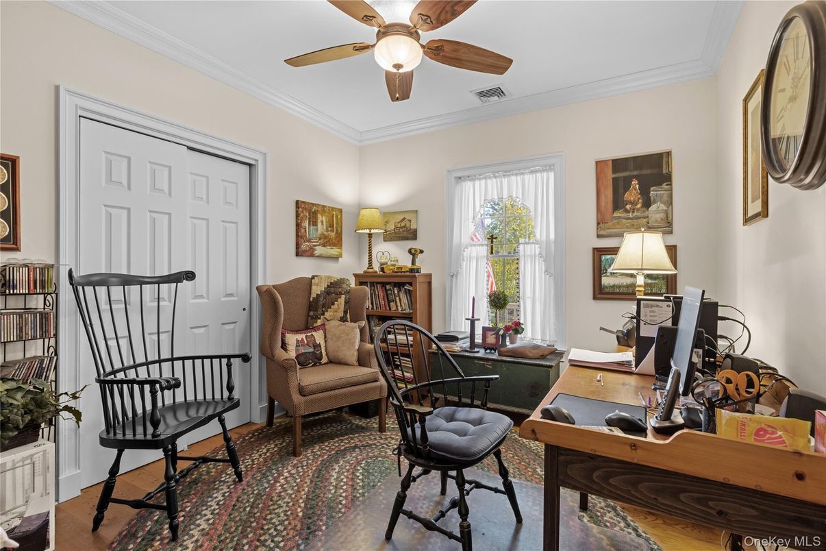 Home Office, Interior, Wood Texture Flooring