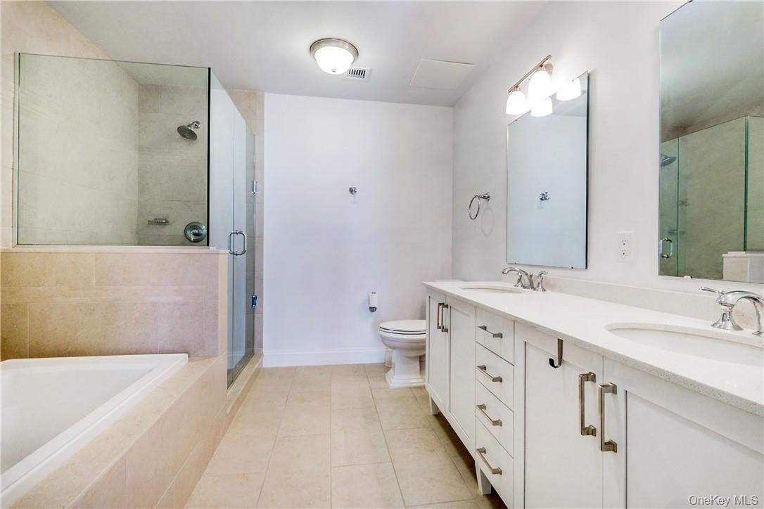 Bathroom, Dual Sink Vanities, Glass Shower, Interior