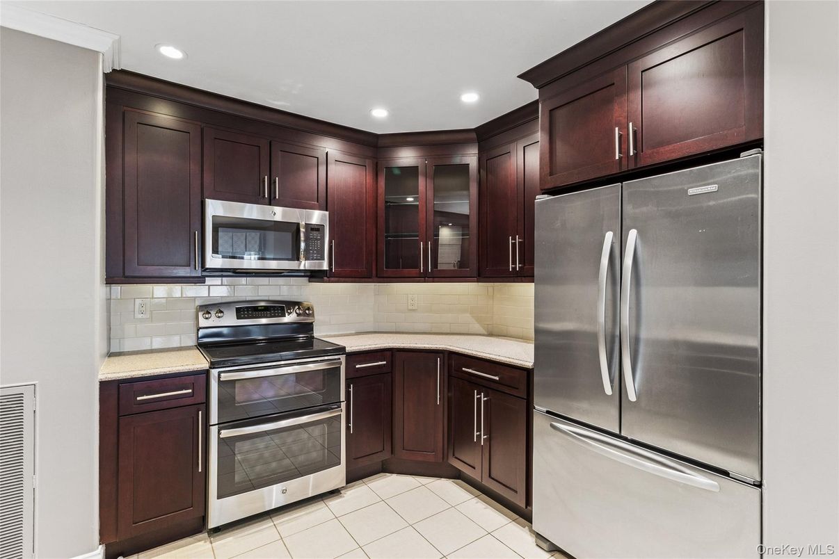 Interior, Kitchen, Recessed Lighting, Stainless Steel Appliances