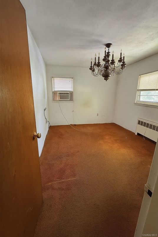 Chandelier, Empty room, Interior