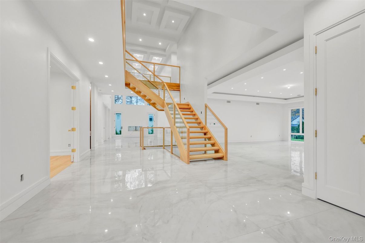 Interior, Marble, Recessed Lighting