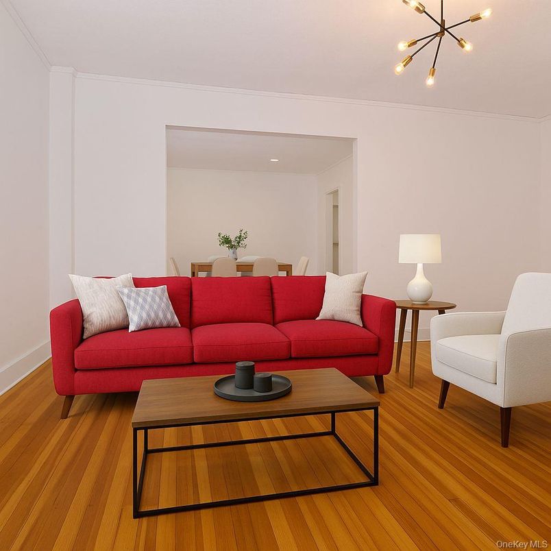 Dining room, Interior, Living room, Pendant Lights, Wood Texture Flooring