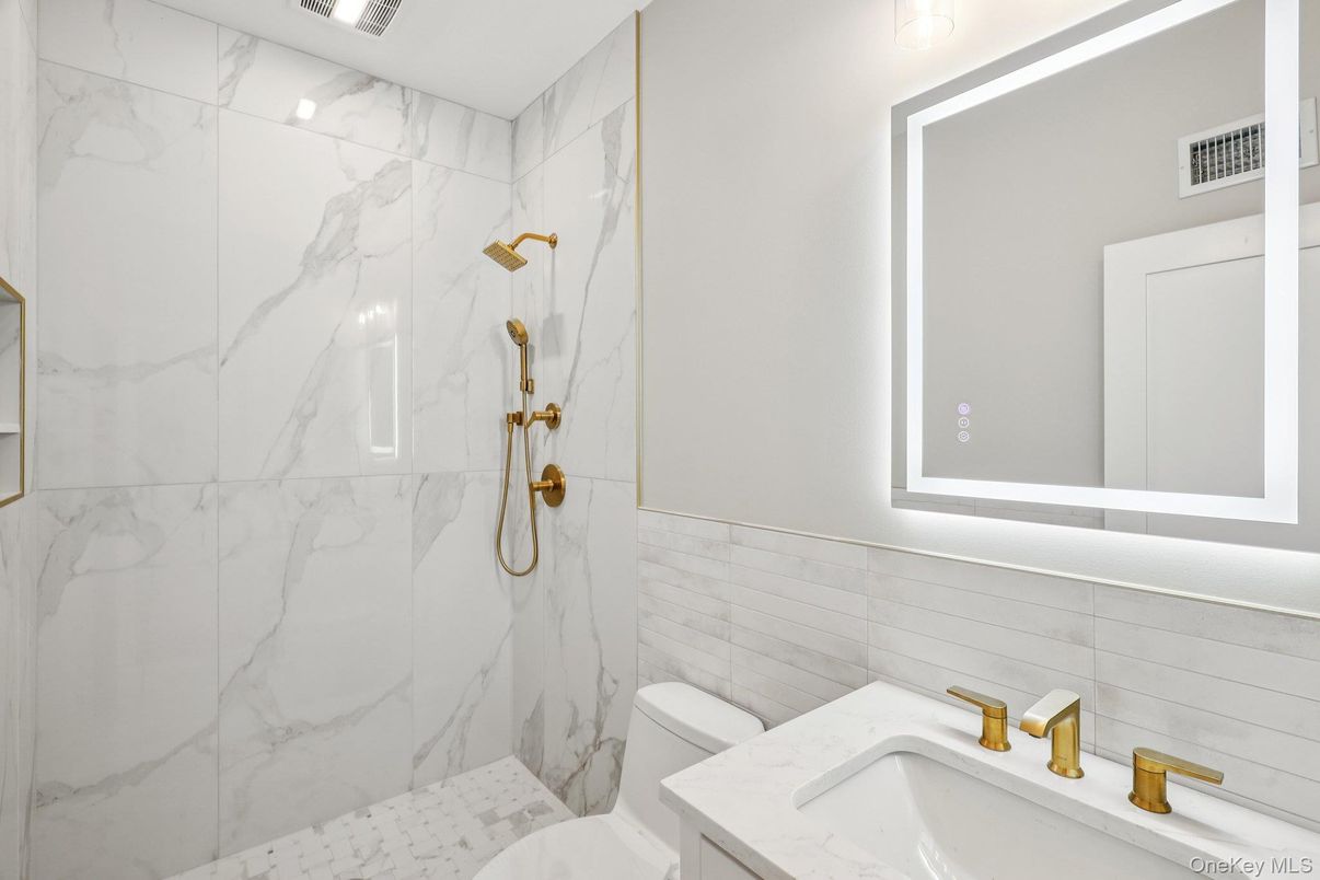 Bathroom, Interior, Marble Walls