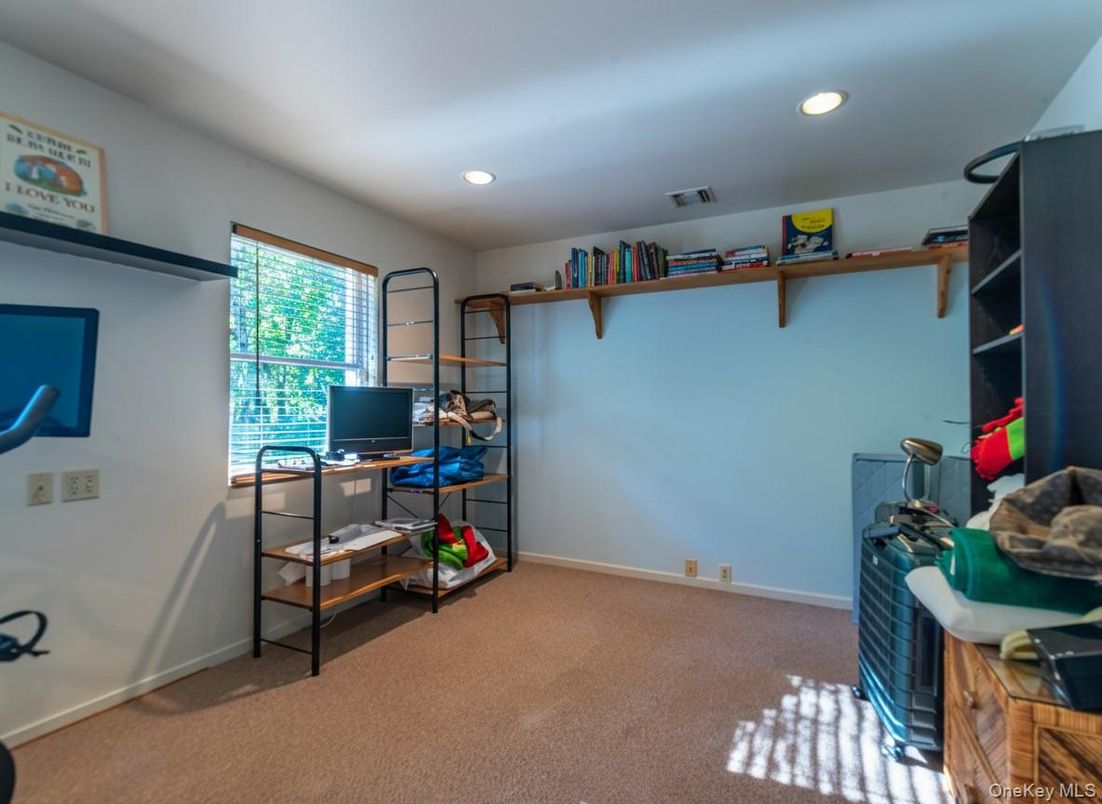 Home Office, Interior, Recessed Lighting