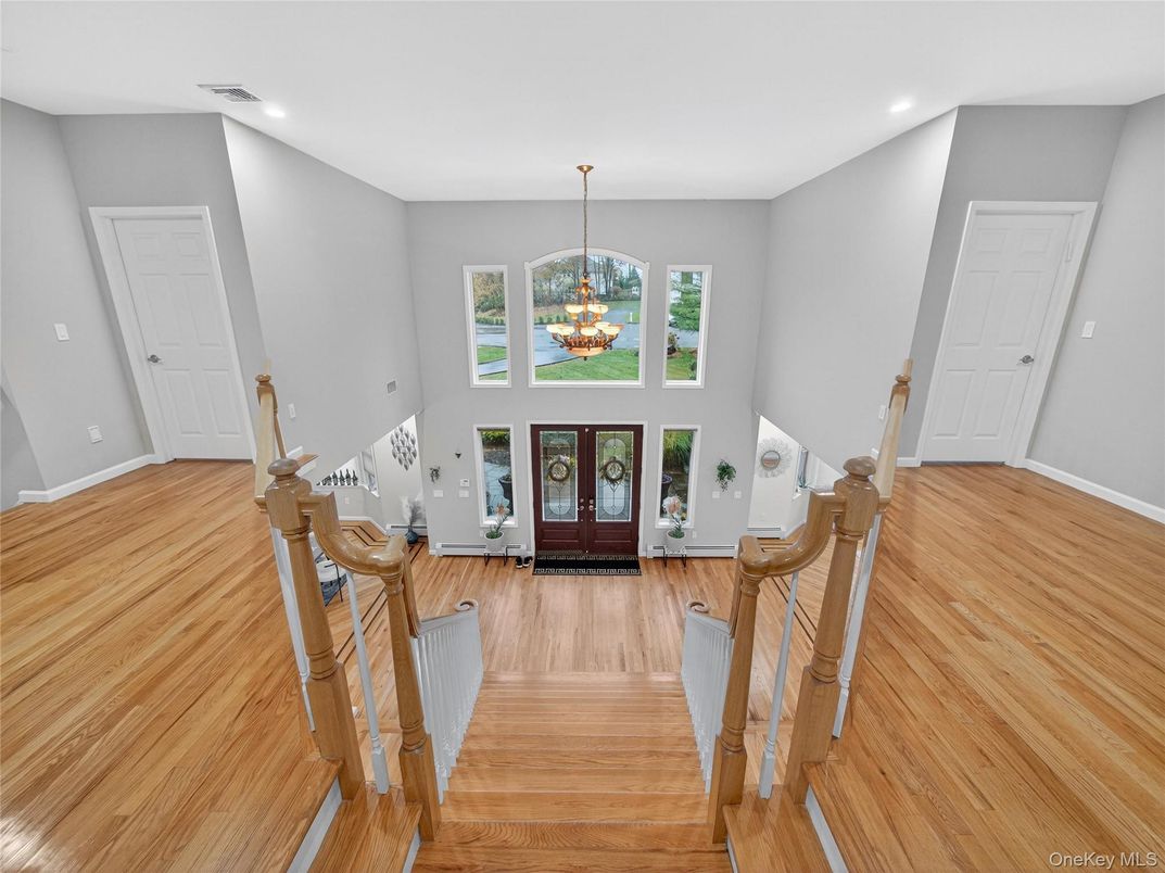 Chandelier, Interior, Recessed Lighting, Wood Texture Flooring