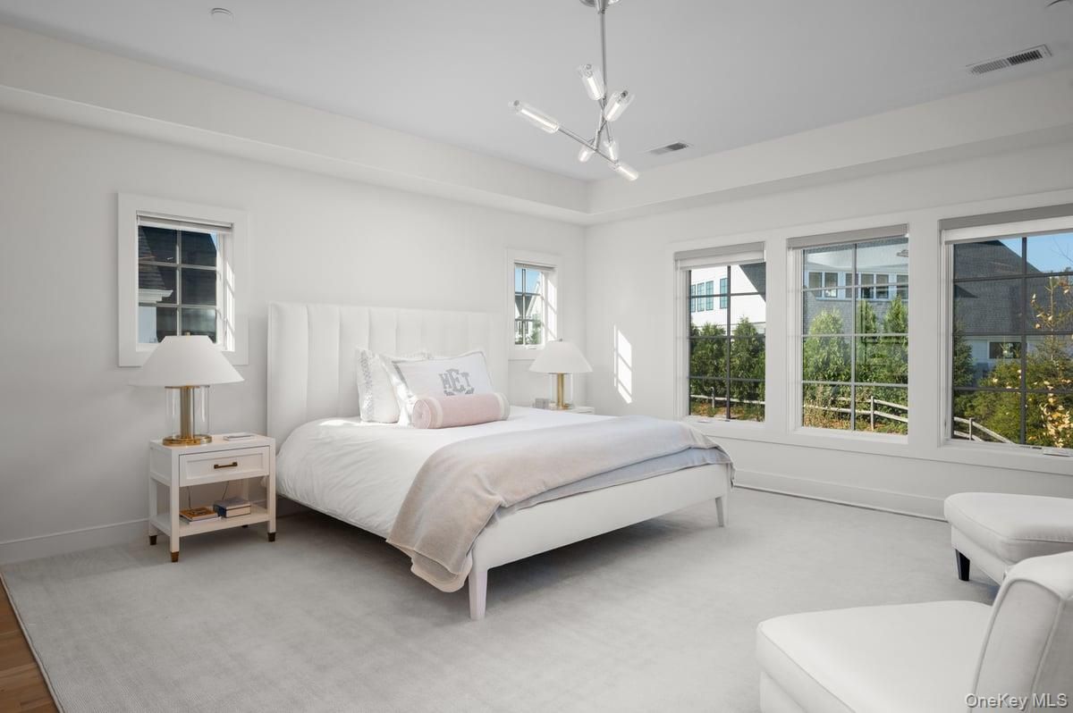 Bedroom, Interior, Pendant Lights