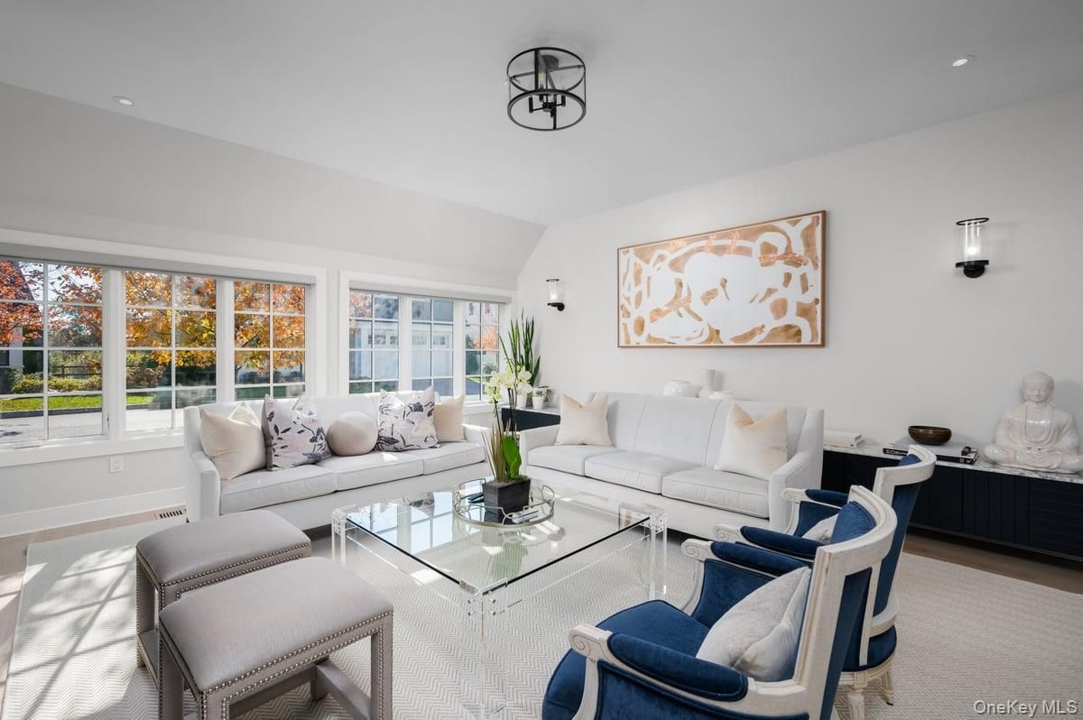 Interior, Living room, Recessed Lighting