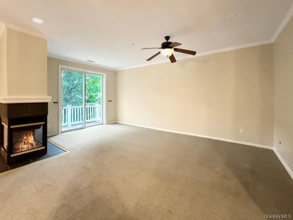 Empty room, Fireplace, Interior