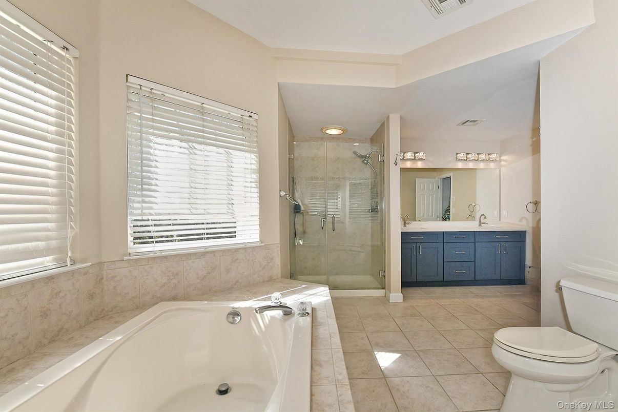 Bathroom, Dual Sink Vanities, Glass Shower, Interior