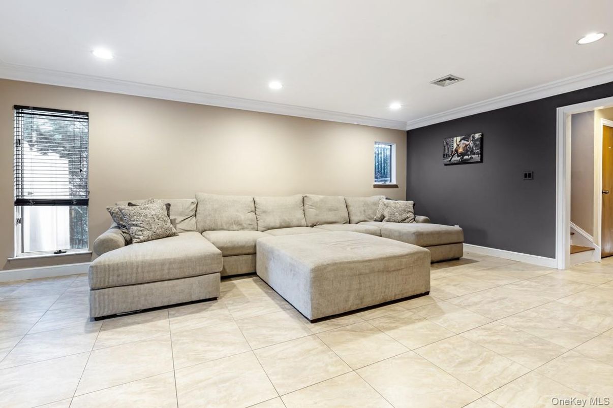 Interior, Living room, Recessed Lighting