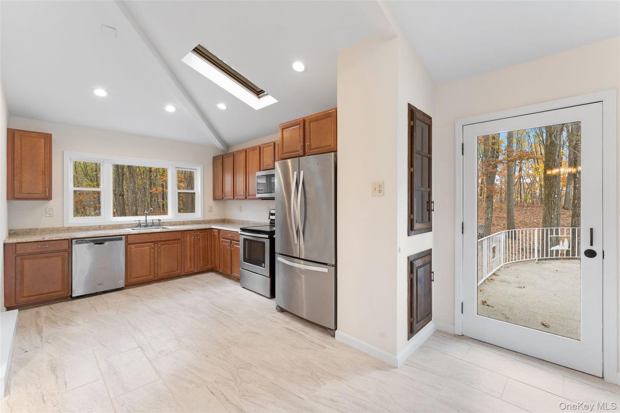 Interior, Kitchen, Recessed Lighting, Stainless Steel Appliances