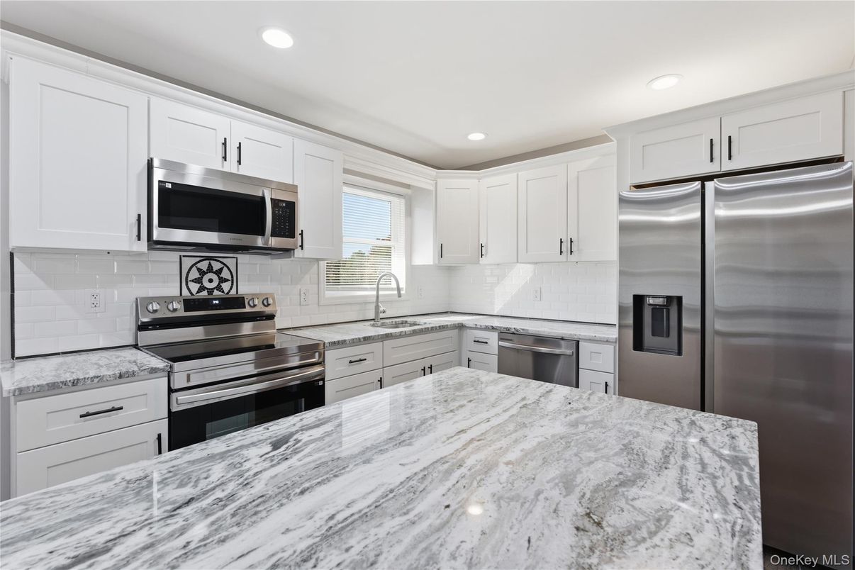 Interior, Kitchen, Recessed Lighting, Stainless Steel Appliances