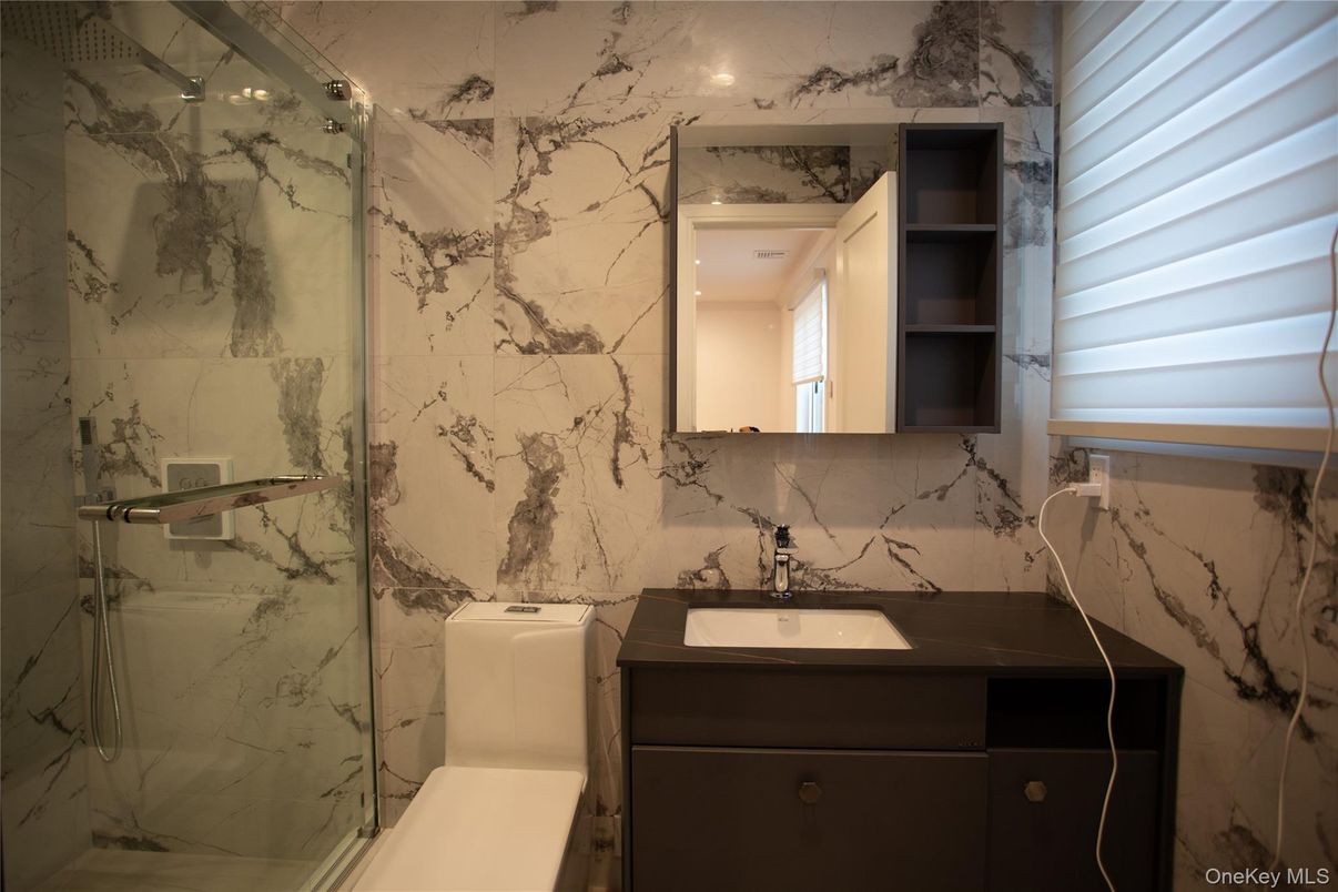 Bathroom, Interior, Marble Walls