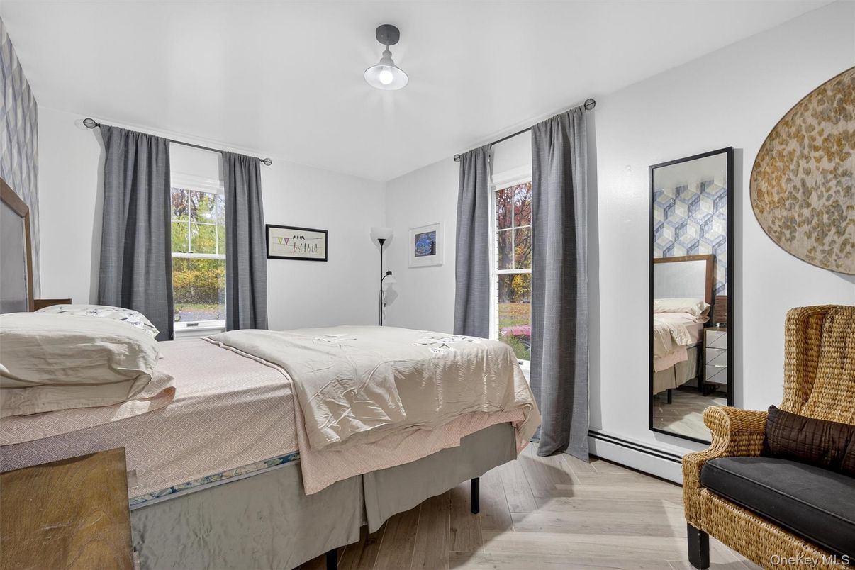Bedroom, Interior, Wood Texture Flooring