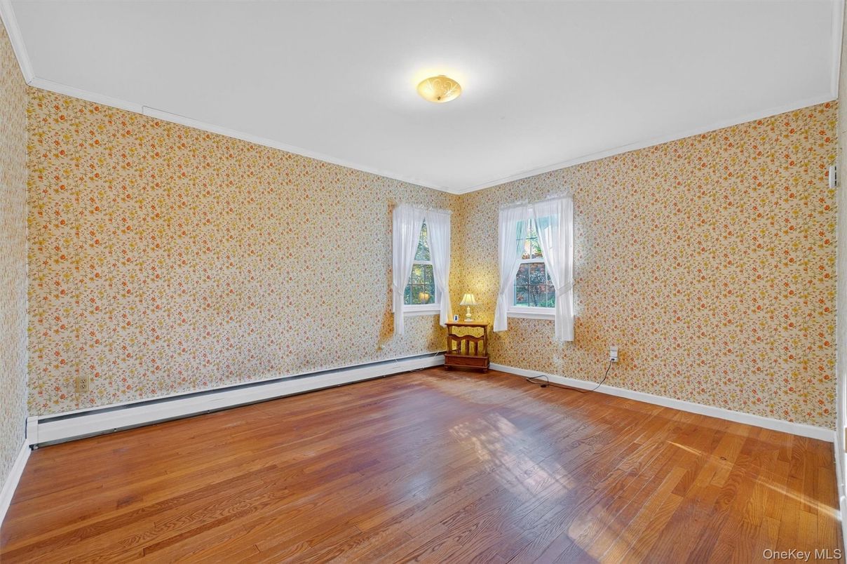 Empty room, Interior, Wood Texture Flooring
