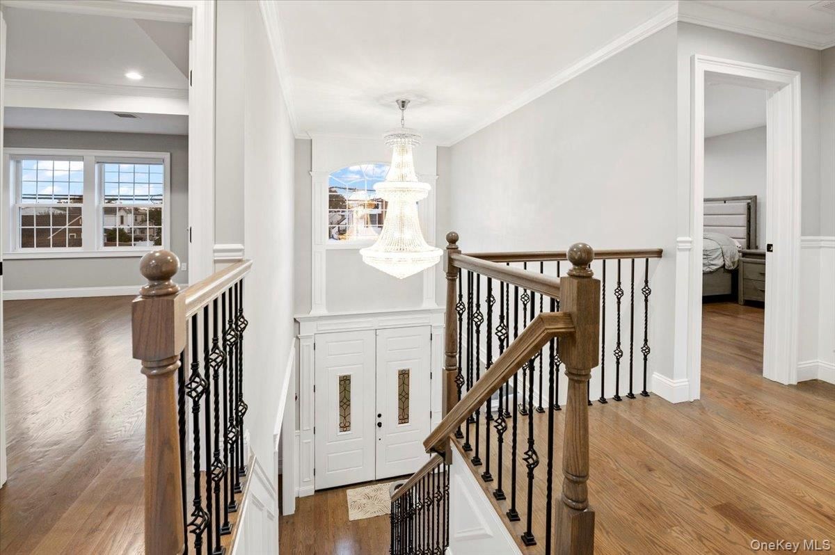 Chandelier, Interior, Recessed Lighting, Wood Texture Flooring