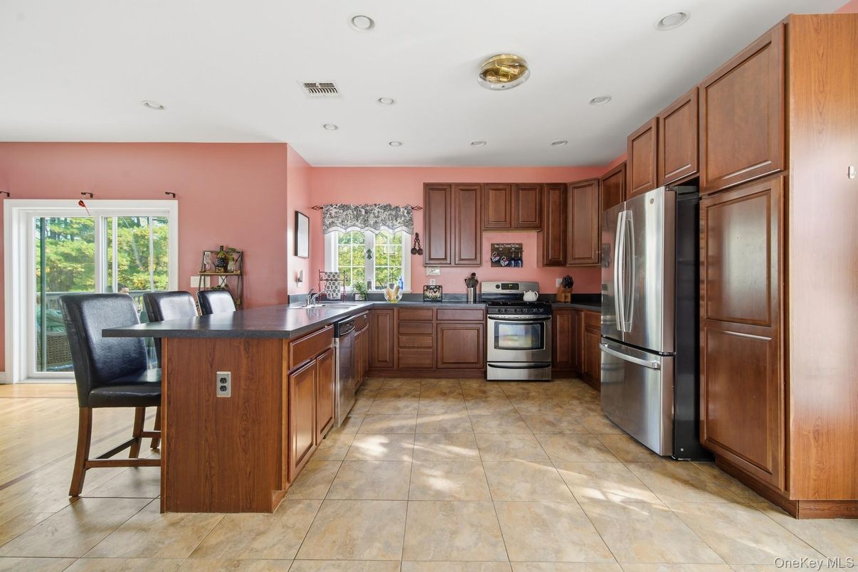 Interior, Kitchen, Recessed Lighting, Stainless Steel Appliances