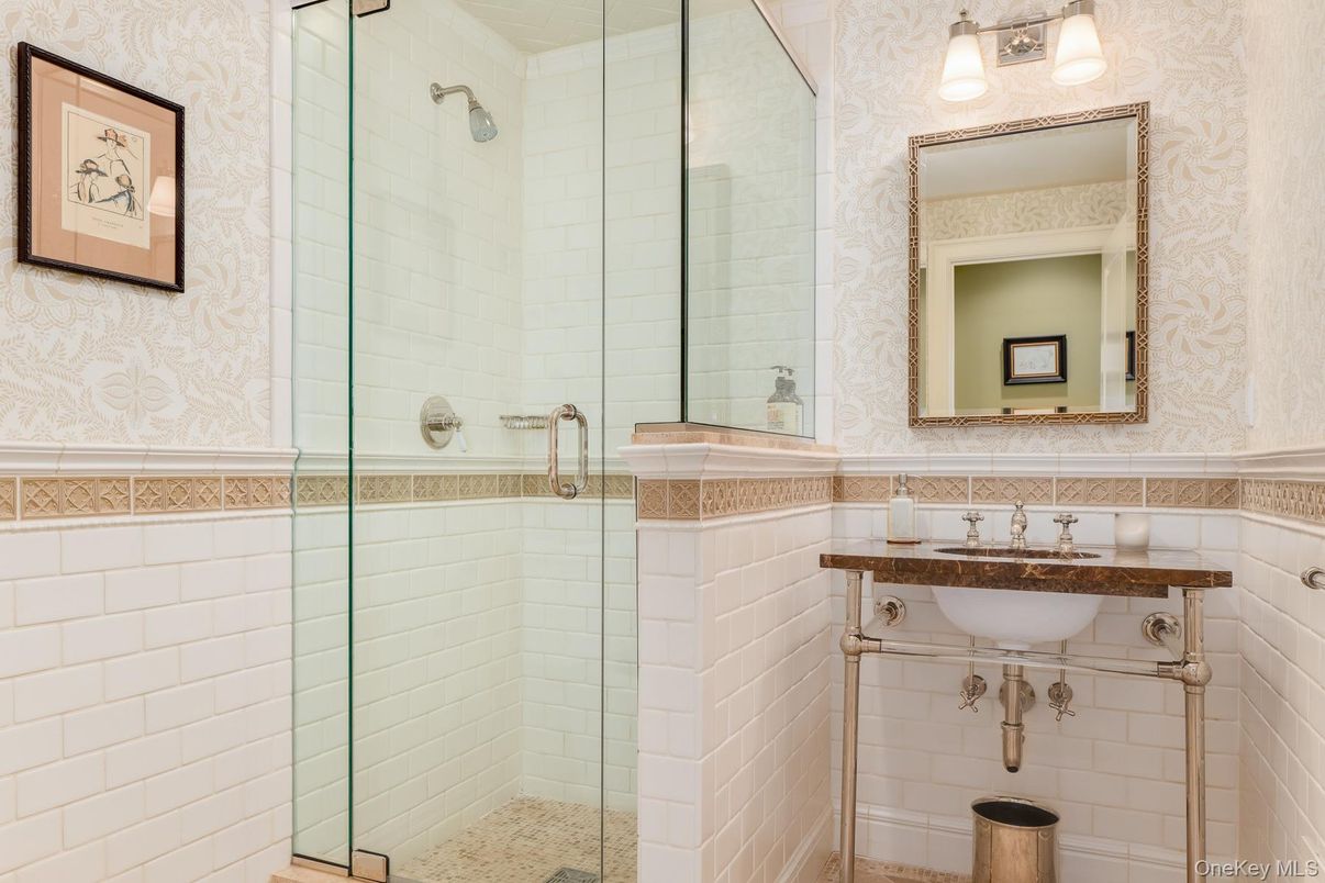Bathroom, Glass Shower, Interior