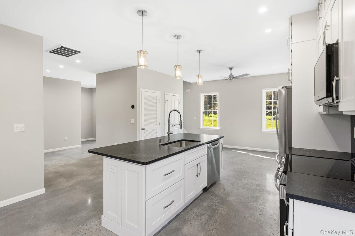 Interior, Kitchen, Pendant Lights, Recessed Lighting