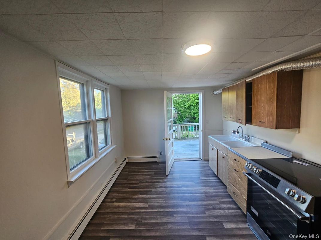 Interior, Kitchen, Wood Texture Flooring