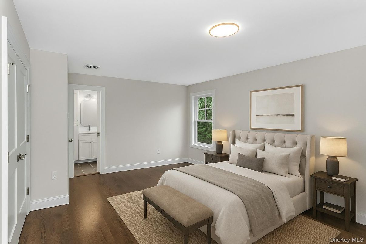 Bedroom, Interior, Wood Texture Flooring