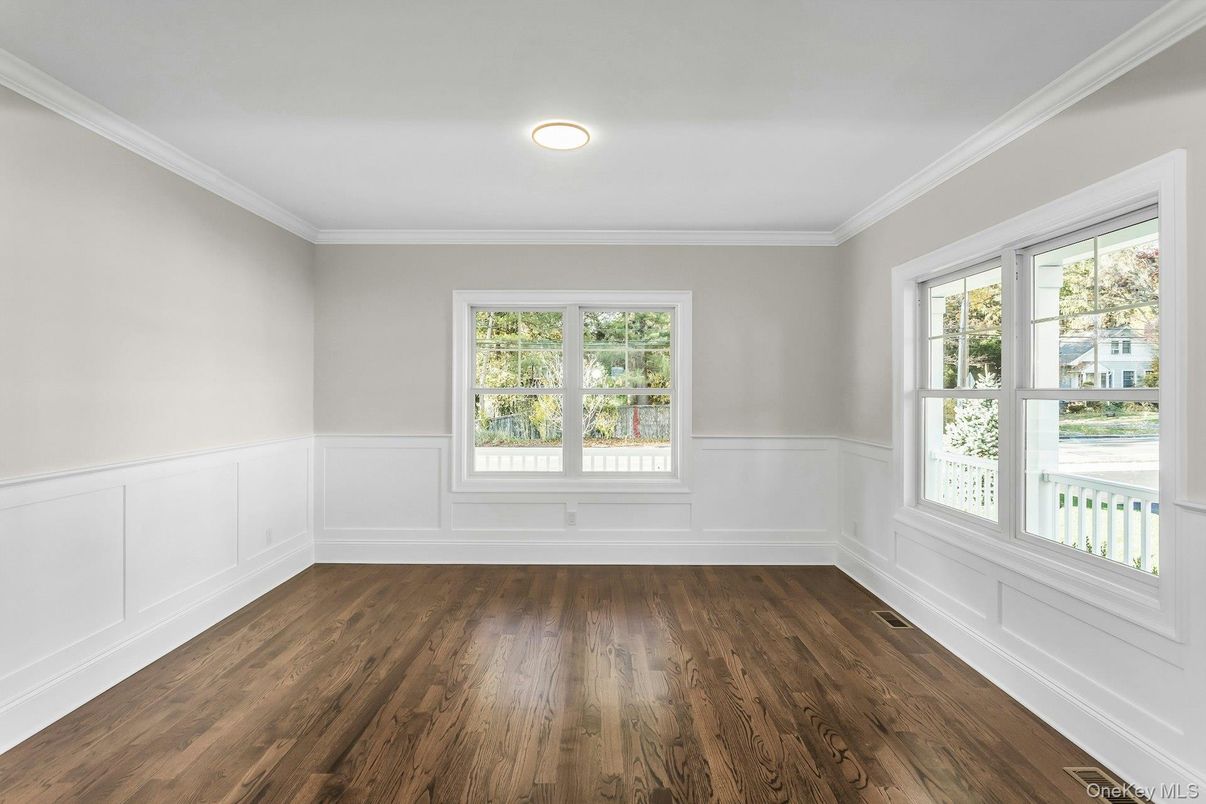 Empty room, Interior, Wood Texture Flooring
