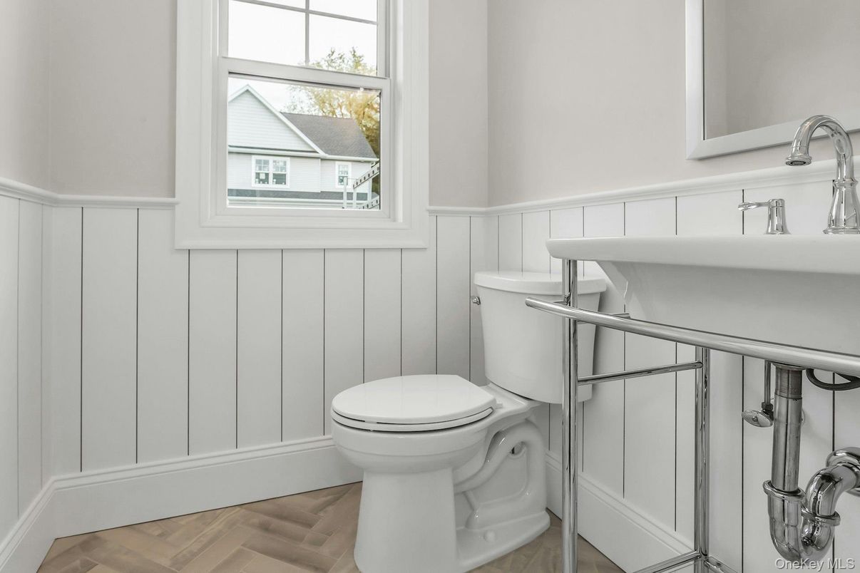 Bathroom, Interior, Wood Texture Flooring