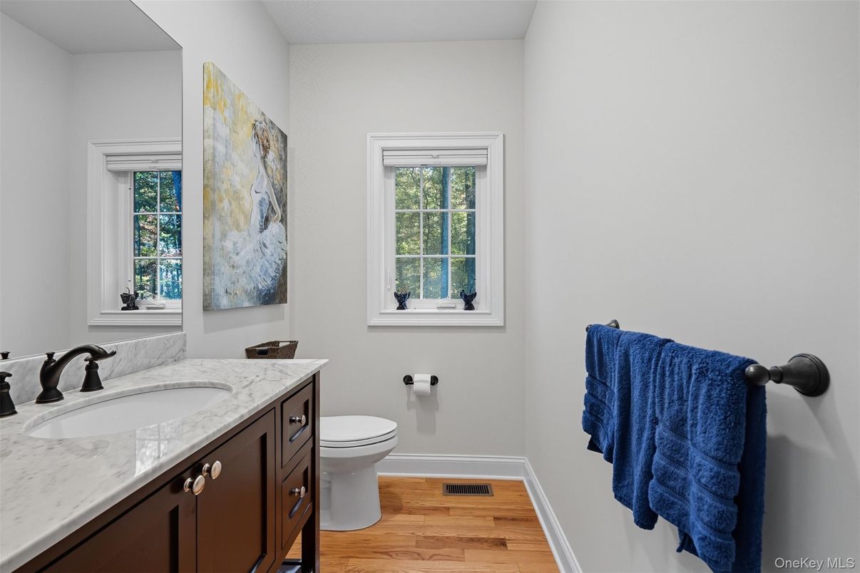 Bathroom, Interior, Wood Texture Flooring