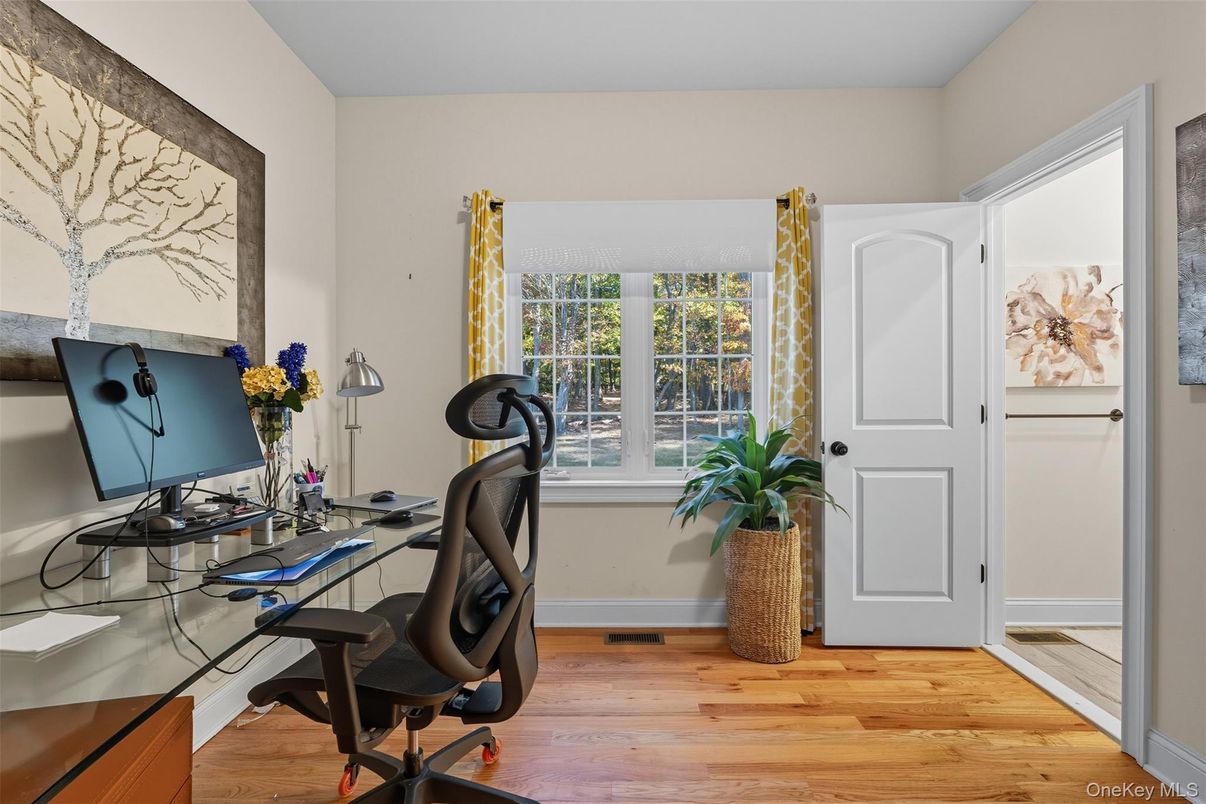 Home Office, Interior, Wood Texture Flooring