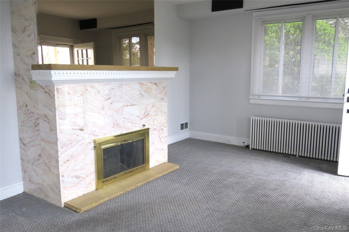 Fireplace, Interior, Marble Walls