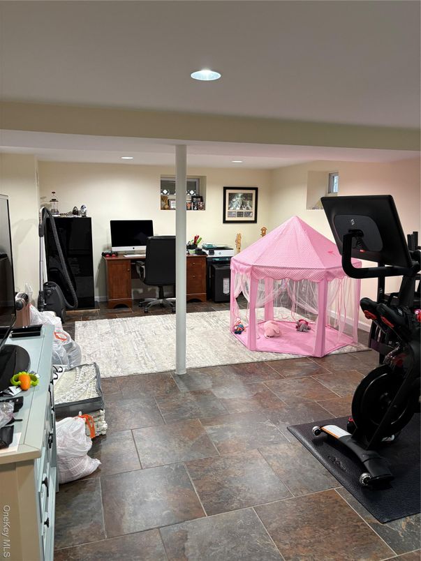 Fitness Equipment, Home Office, Interior, Recessed Lighting