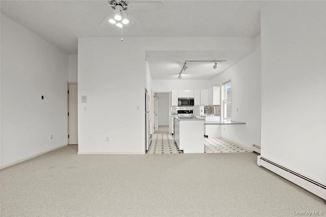 Empty room, Interior, Kitchen, Stainless Steel Appliances