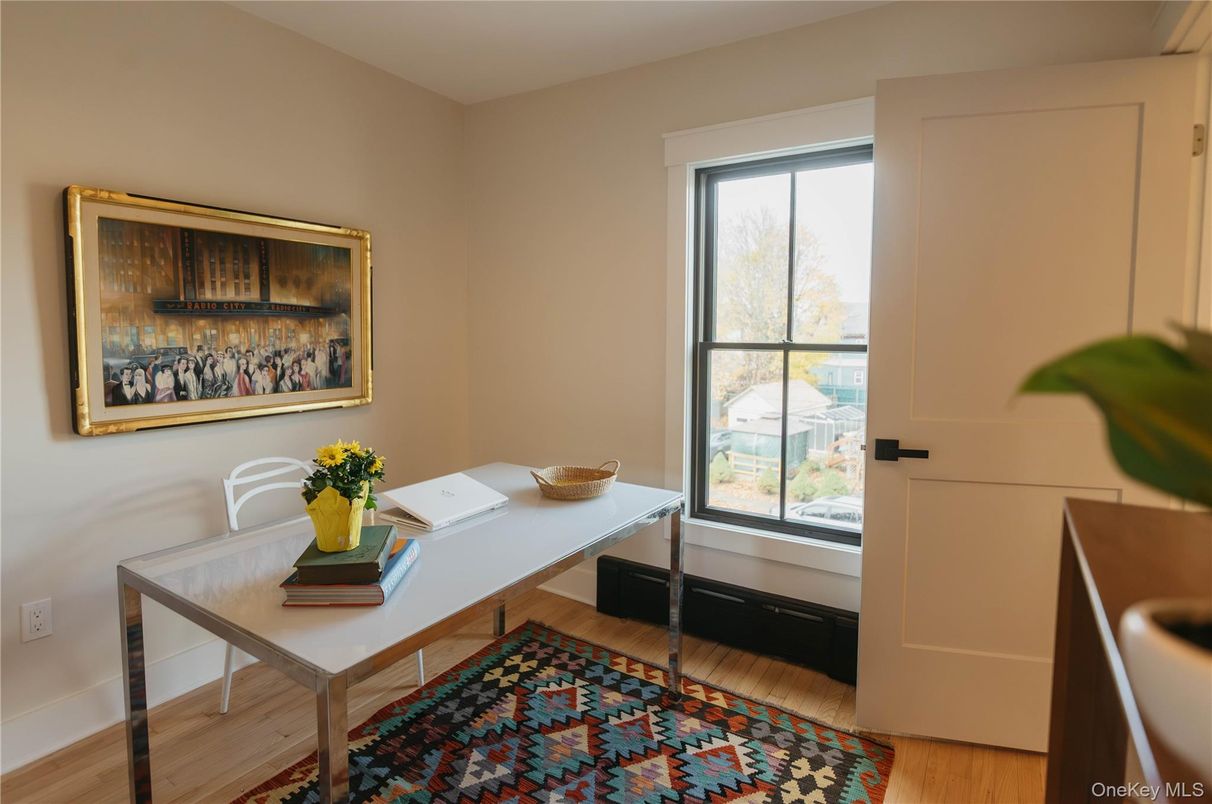 Home Office, Interior, Wood Texture Flooring