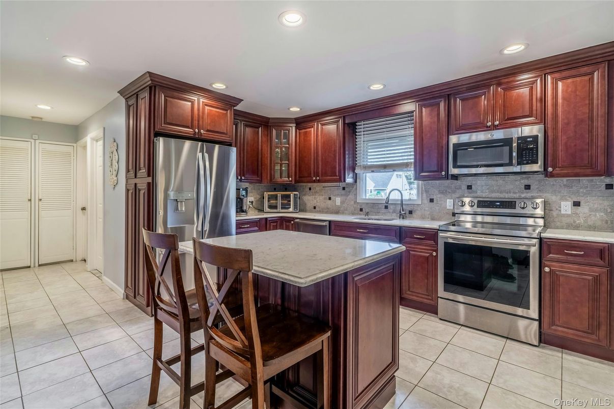 Interior, Kitchen, Recessed Lighting, Stainless Steel Appliances