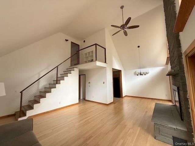 Fireplace, Interior, Wood Texture Flooring