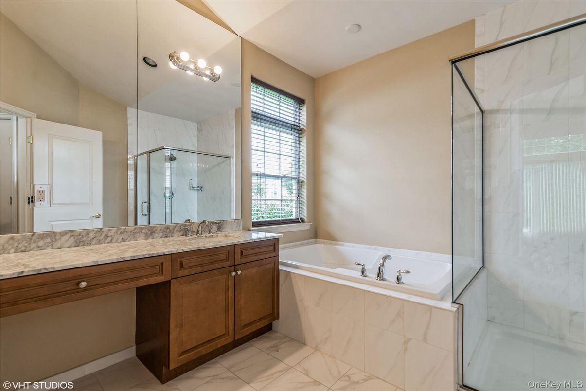 Bathroom, Glass Shower, Interior, Marble, Marble Walls