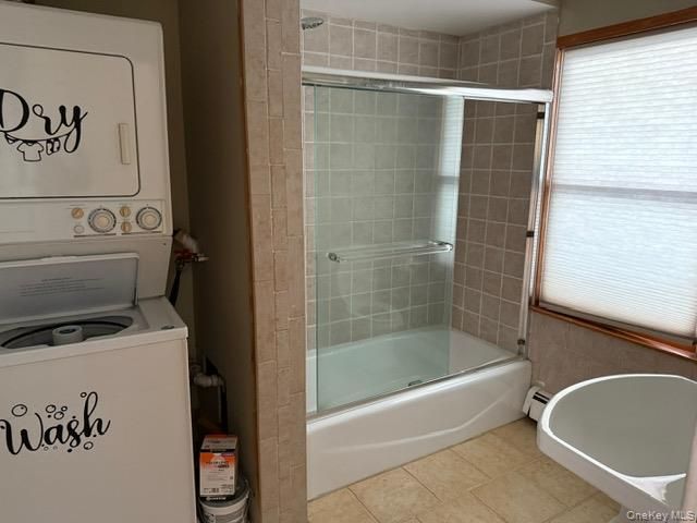 Bathroom, Glass Shower, Interior, Washer