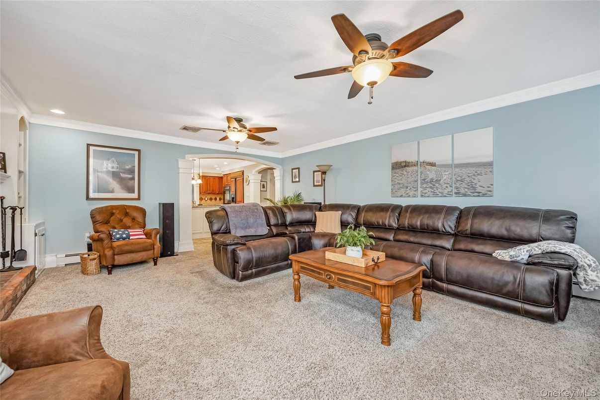Interior, Living room, Recessed Lighting