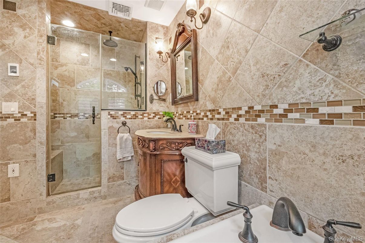 Bathroom, Glass Shower, Interior