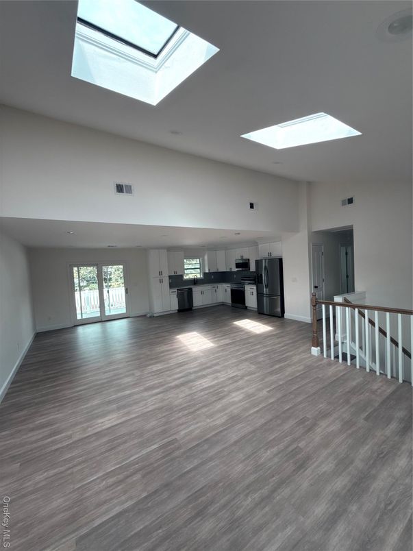 Empty room, Interior, Kitchen, Wood Texture Flooring