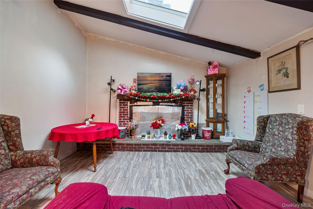 Fireplace, Interior, Wooden Beams, Wood Texture Flooring