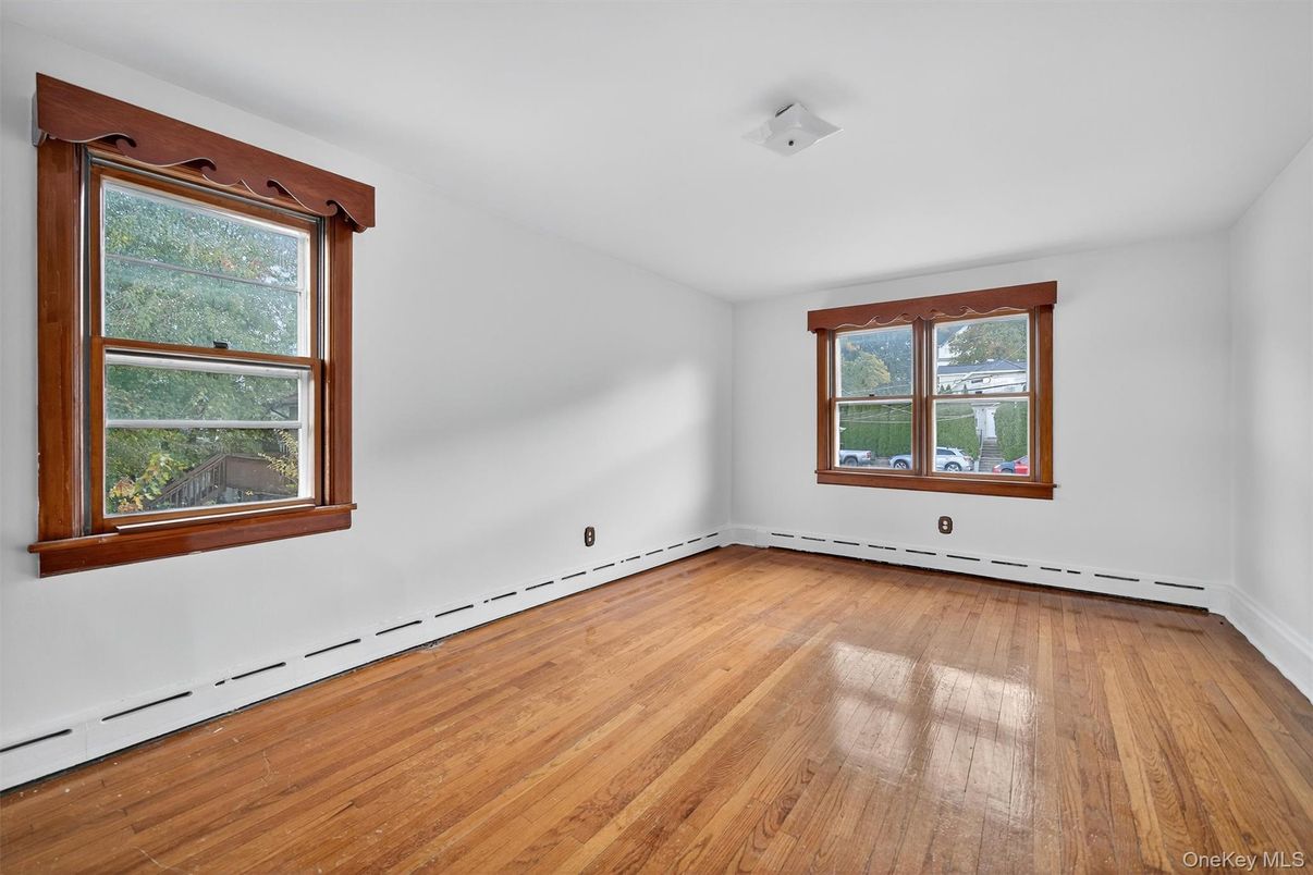 Empty room, Interior, Wood Texture Flooring
