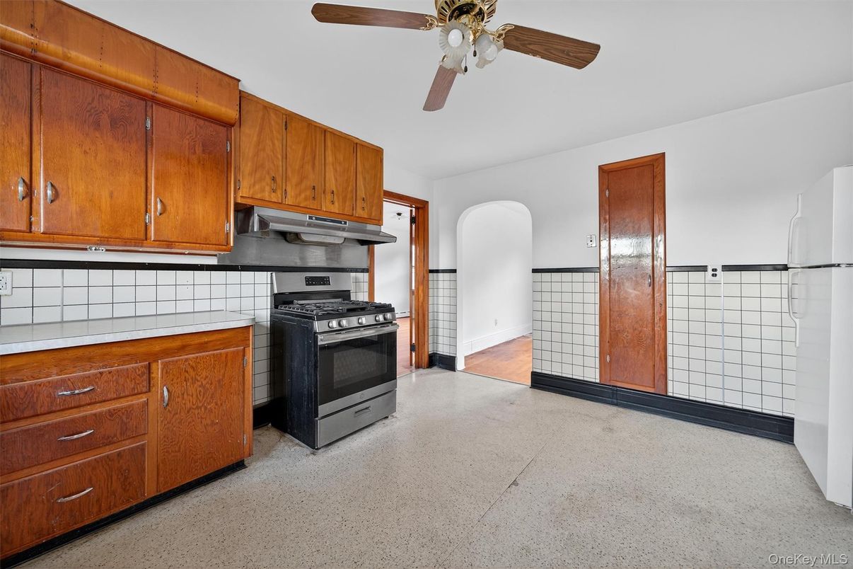 Interior, Kitchen, Wood Texture Flooring