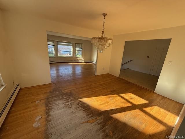 Chandelier, Empty room, Interior, Wood Texture Flooring